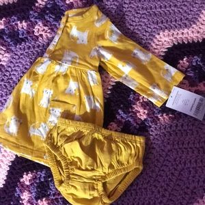 Cute Yellow Cat Dress